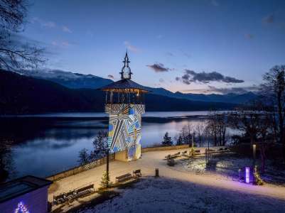 Millstätter Lichtweg im Advent_Projektionskunst Oc